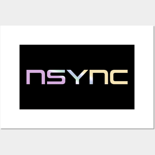 Nsync Typograph Gradient Posters and Art